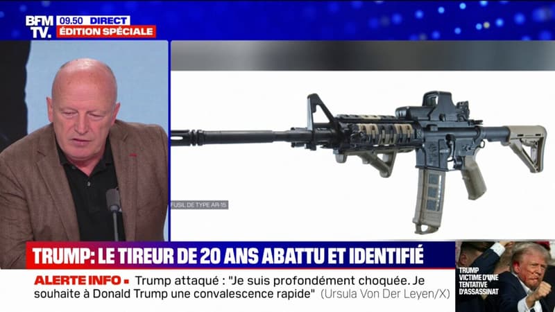 À quoi ressemble l'arme avec laquelle le principal suspect a visé Donald Trump?