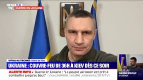 Le maire de Kiev annonce un couvre-feu de 35 heures dès 20h ce mardi