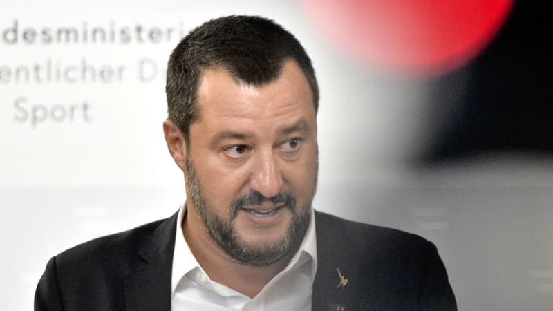 Le ministre italien de l'Intérieur, Matteo Salvini.