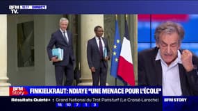 "Ce qui détruit l'école, c'est l'idée que la sélection, c'est le mal": Alain Finkielkraut critique la nomination de Pap Ndiaye