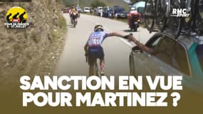 Tour de France (E18) : La main de Lenny Martinez collée au bidon ? Thibaut Pinot mécontent