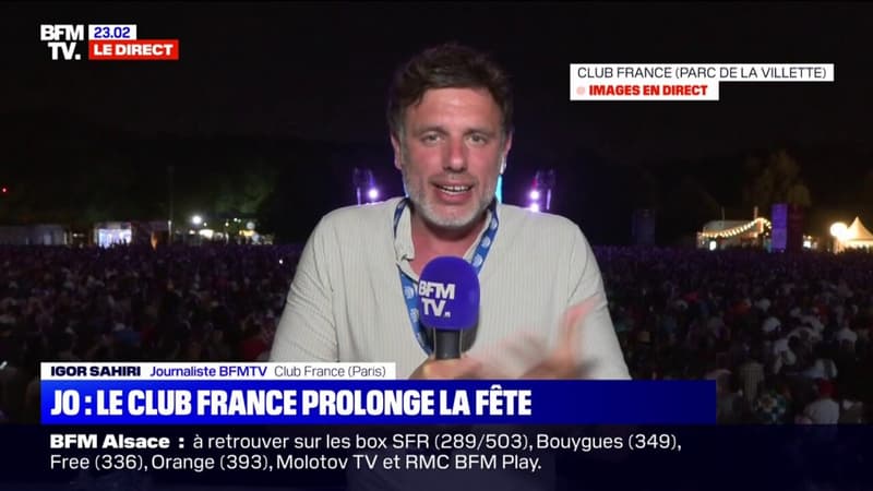 JO: la fête se poursuit au Club France où certains athlètes se rendront après la cérémonie de clôture