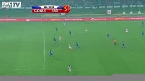 Inde - Il plante une volée superbe en lucarne