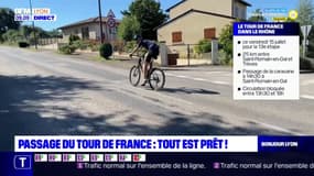 Rhône: tout est prêt pour le passage du Tour de France