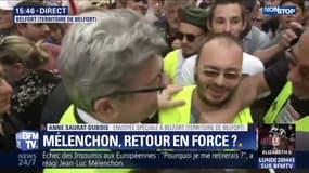 General Electric: Jean-Luc Mélenchon enfile un gilet jaune aux côtés des salariés à Belfort