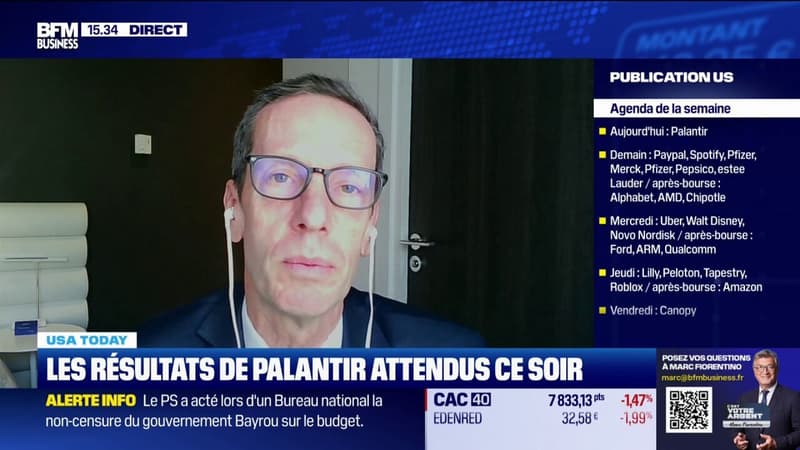 Les résultats de Palantir attendus ce soir