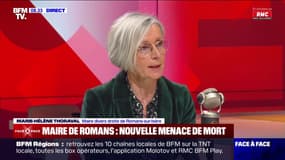 Marie-Hélène Thoraval, maire de Romans-sur-Isère: "Il s'agit de la quatrième [menace de mort], j'ai porté plainte"