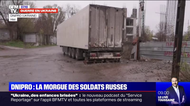 Guerre en Ukraine: les corps de 1500 soldats russes sont stockés dans des morgues à Dnipro selon les autorités locales