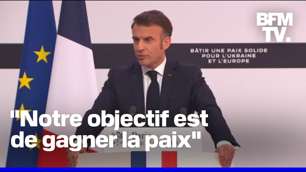 Guerre en Ukraine la conférence de presse d'Emmanuel Macron en