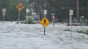L'ouragan Idalia, en Floride, le 30 août 2023.