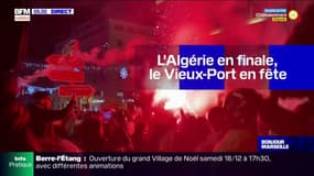 Marseille: l'Algérie en finale, le Vieux-Port en fête