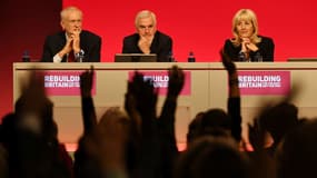 Les dirigeants du Labour lors du Congrès du parti le 24 septembre 2018 à Manchester. 