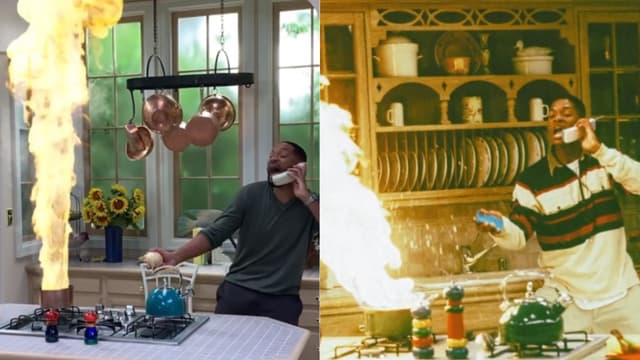 Will Smith reproduit une scène de la série "Le Prince de Bel-Air"