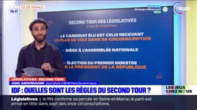 IDF: quelles sont les règles du second tour?