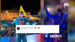 JO 2022 : La parade triomphante de Fillon Maillet dans son village du Jura