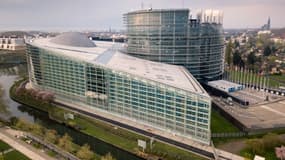 Le parlement européen de Strasbourg le 7 avril 2019