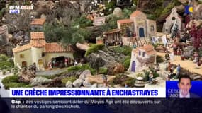 Alpes-de-Haute-Provence: une crèche impressionnante à Enchastrayes