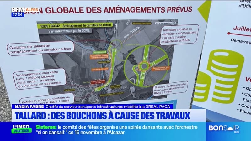 Tallard: des bouchons à prévoir à cause des travaux