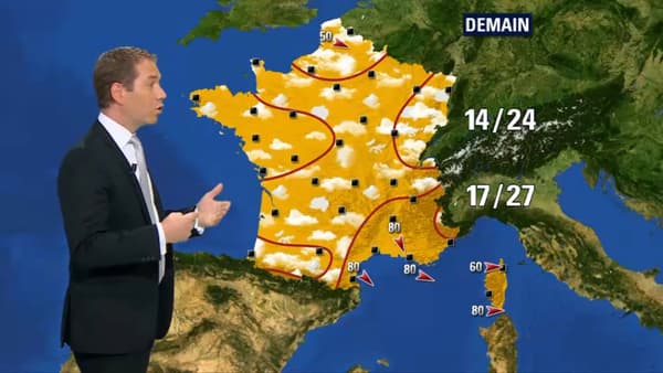 La météo de samedi. La météo de samedi.