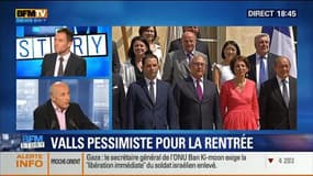 BFM Story: Manuel Valls: une rentrée "difficile" et une possible "déflation" – 01/08