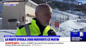 Isola 2000: fermée à cause des très fortes chutes de neige, la route d'accès à la station a rouvert