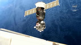 Amarrage du vaisseau de secours MS-23 à l'ISS, le 26 février 2023