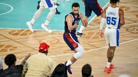 Stephen Curry lors de la finale France - Etats-Unis, JO de Paris 2024, 10 août 2024
