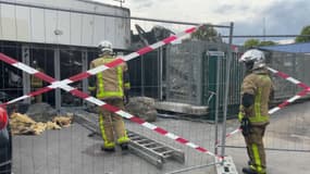 Incendie au blanc-mesnil d'un gymnase le 14 juillet 2025