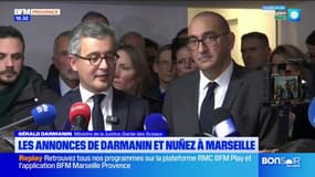 Narcotrafic : les annonces de Gérald Darmanin et Laurent Nuñez à Marseille