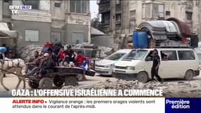 Alors que l'offensive israélienne a débuté à Gaza, les Palestiniens se disent exténués par leur exil incessant