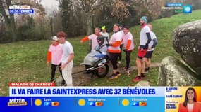 Atteint de la maladie de Charcot il va participer à la SaintéLyon ce samedi