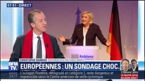 EDITO - Européennes: "Face à Macron, Mélenchon donne de la voix et Le Pen rafle les voix"