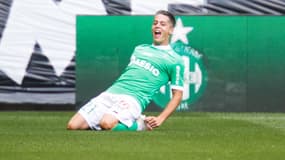 Romain Hamouma avec l'AS Saint-Étienne, le 30 août 2020