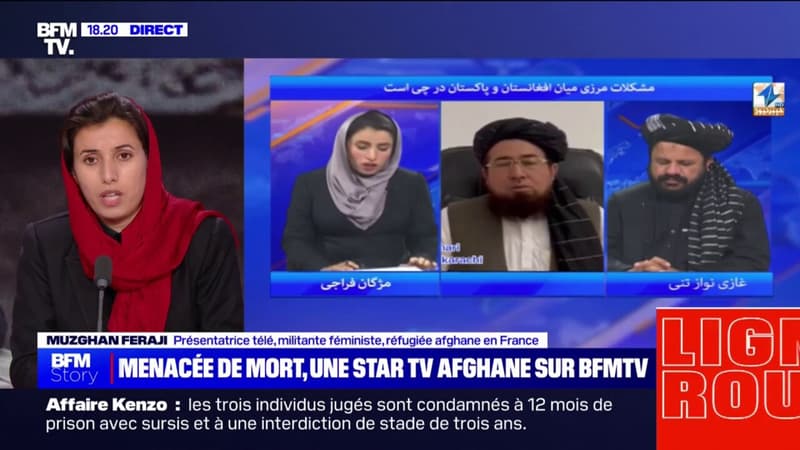 Muzghan Feraji, réfugiée afghane en France: 