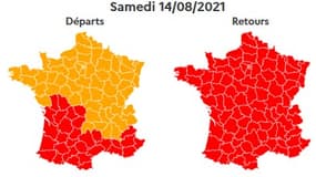 La journée de samedi sera la plus difficile sur les routes, notamment dans le sens des retours. 