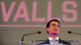 Manuel Valls en meeting à Tours, le 26 mars 2015