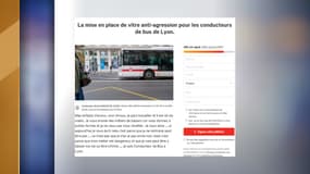 La pétition a été lancée après l'agression d'un chauffeur le week-end dernier.