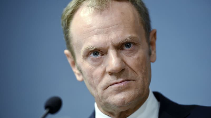 Le président du Conseil européen, Donald Tusk, le 14 mars 2018