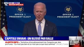 Joe Biden: "C'est l'État de droit qui a été attaqué, comme nous l'avons rarement vu"