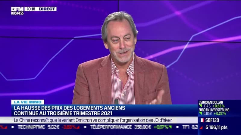 Thierry Delesalle (INDI) : La hausse des prix des logements anciens continue au troisième trimestre 2021 - 30/11