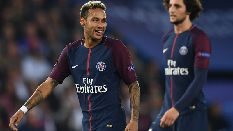 Neymar et Adrien Rabiot