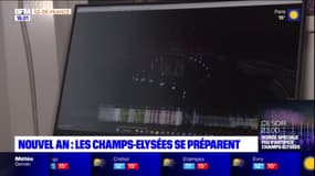 Nouvel An: les Champs-Élysées se préparent