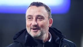 Franck Haise lors de la victoire de Lens contre Séville en Ligue des champions, le 12 décembre 2023