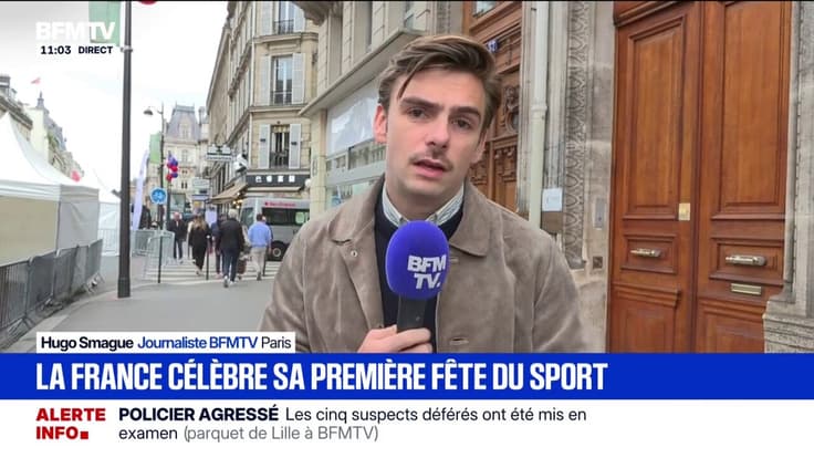 La première Fête du sport s'organise rue de Rivoli à Paris où plusieurs activités sportives vont être proposées