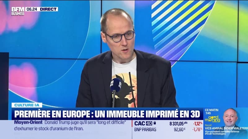Culture IA : Première en Europe, un immeuble imprimé en 3D, par Anthony Morel - 21/04