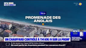 Nice: contrôlé à 114 km/h, un conducteur essaie d'échapper à la police sur la Promenade des Anglais