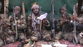 Capture d'écran d'une vidéo montrant un homme qui revendique être Abubakar Shekau, le leader du groupuscule islamiste Bokho Harame au Nigeria.