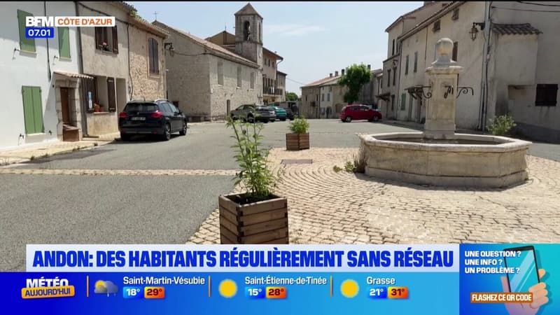 Le problème n'est pas réglé: la galère des habitants d'Andon, régulièrement sans réseau
