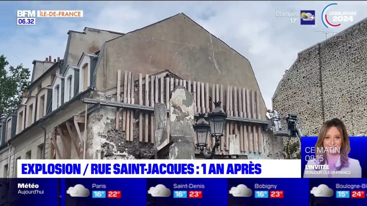 Paris: la longue reconstruction, un an après l'explosion de la rue ...