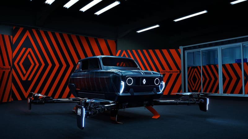 Une R4 volante pour boucler les célébrations du 60e anniversaire de cette voiture mythique.